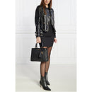 GUESS Damenhandtasche Tia Line Farbe Schwarz