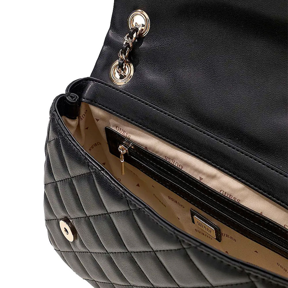 Borsa Donna a Tracolla con Pattina GUESS Linea Juliet colore Nero
