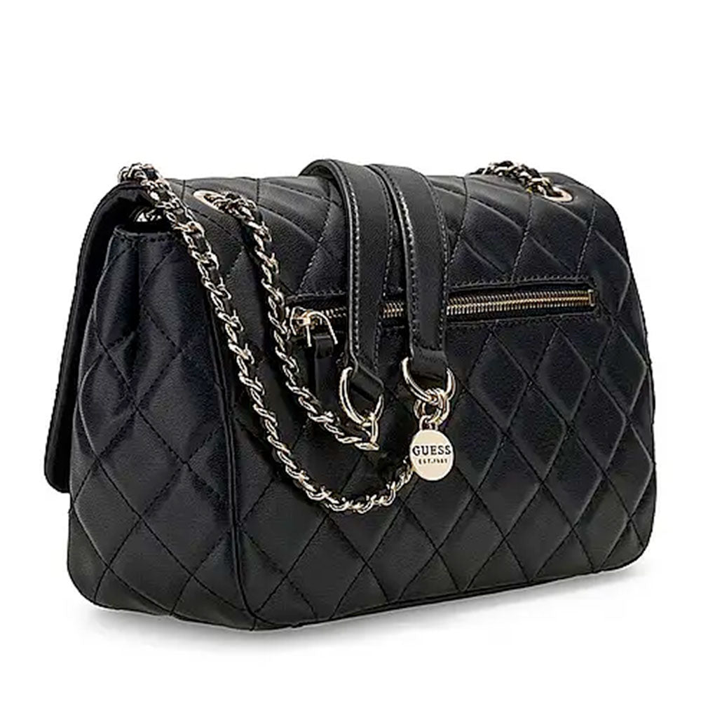 Borsa Donna a Tracolla con Pattina GUESS Linea Juliet colore Nero