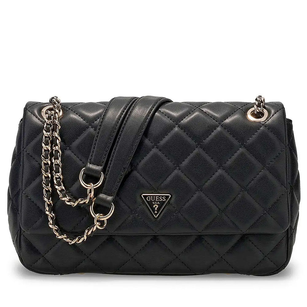 Borsa Donna a Tracolla con Pattina GUESS Linea Juliet colore Nero