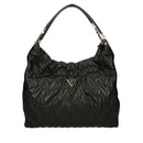 Borsa Donna Hobo a Spalla GUESS Linea Eda Colore Nero