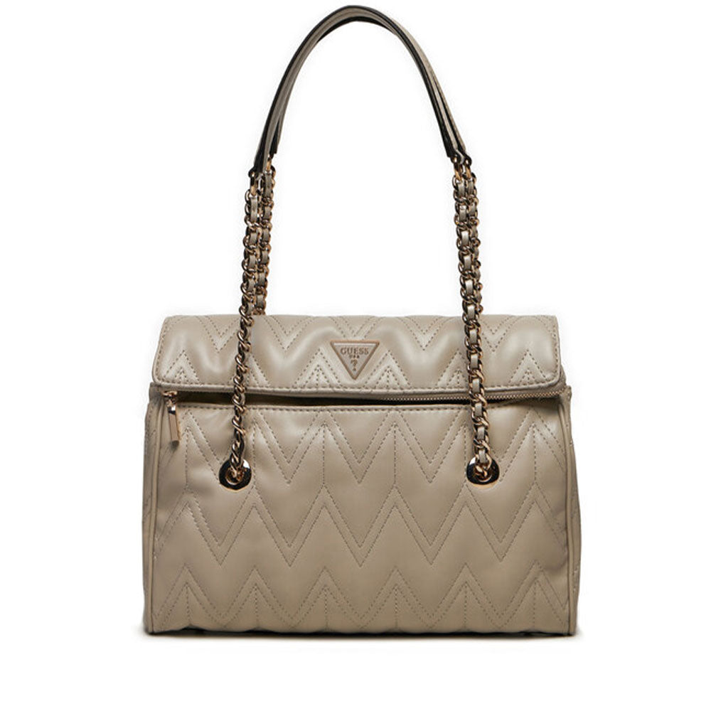 Borsa Donna a Spalla GUESS Linea Eda Colore Taupe