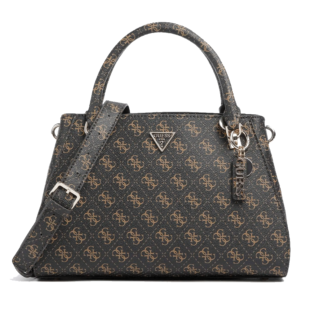 Borsa Donna a Mano GUESS Linea Noelle Colore Brown Logo