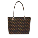 Borsa Donna Shopper a Spalla GUESS Linea Noelle colore Brown Logo