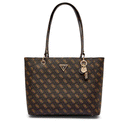 Borsa Donna Shopper a Spalla GUESS Linea Noelle colore Brown Logo