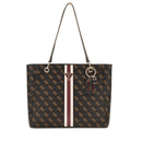 Borsa Donna Shopper a Spalla GUESS Linea Noelle colore Brown Logo