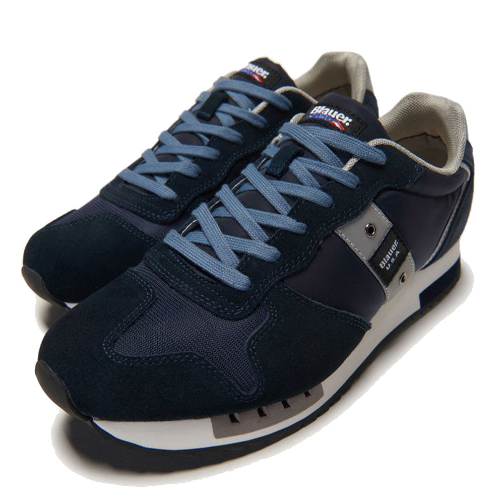 Scarpe Uomo BLAUER Sneakers Queens 01 Colore Blu Sodalite
