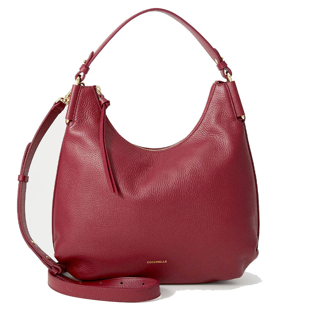 Borsa Donna Hobo a Spalla COCCINELLE Linea Rebekka Colore Ribes