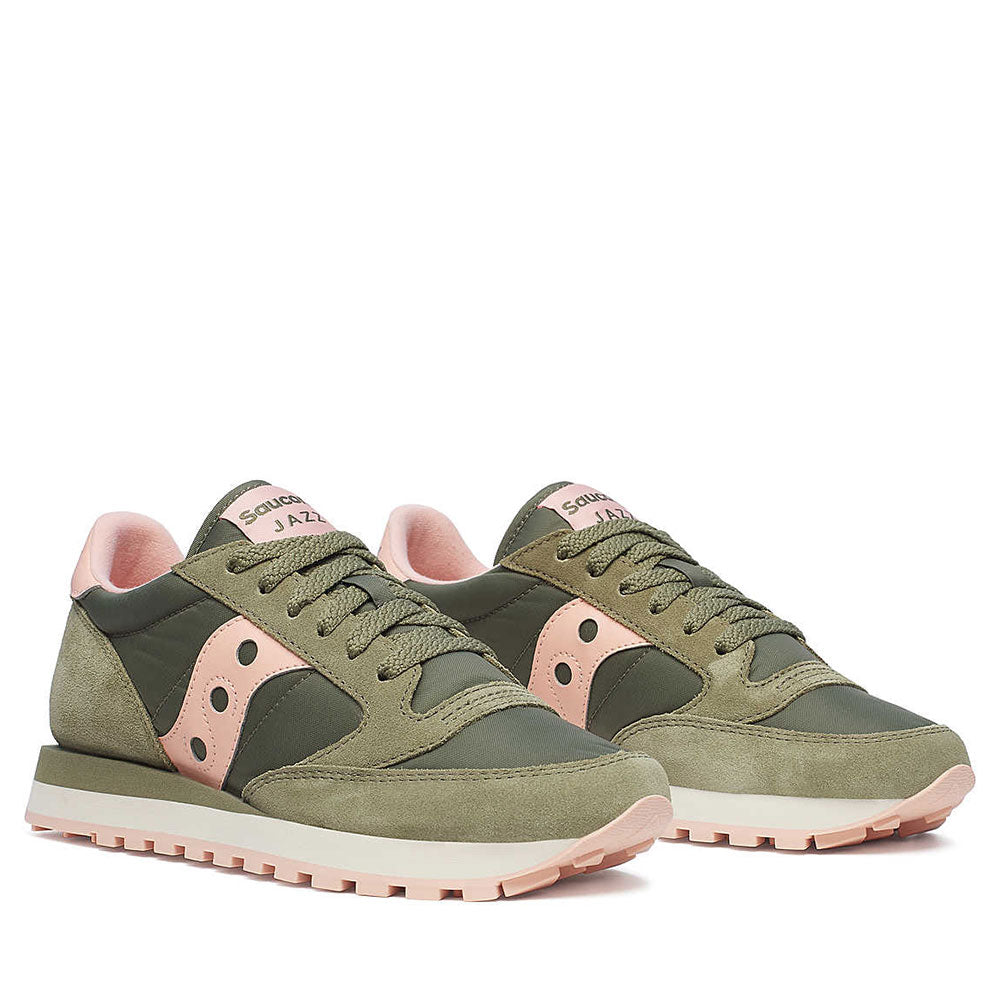 Scarpe Donna Saucony Sneakers Jazz Olive - Peach