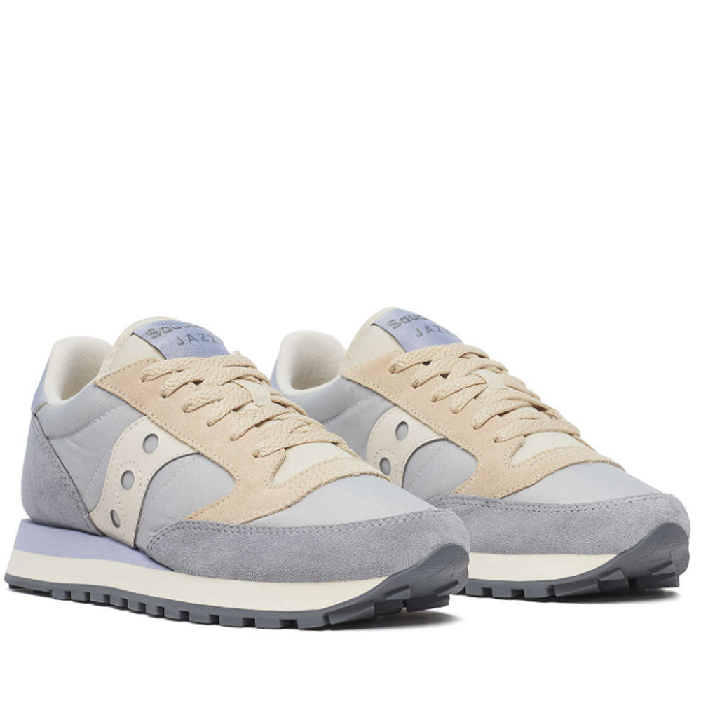 Scarpe Donna Saucony Sneakers Jazz Original Grey - Tan