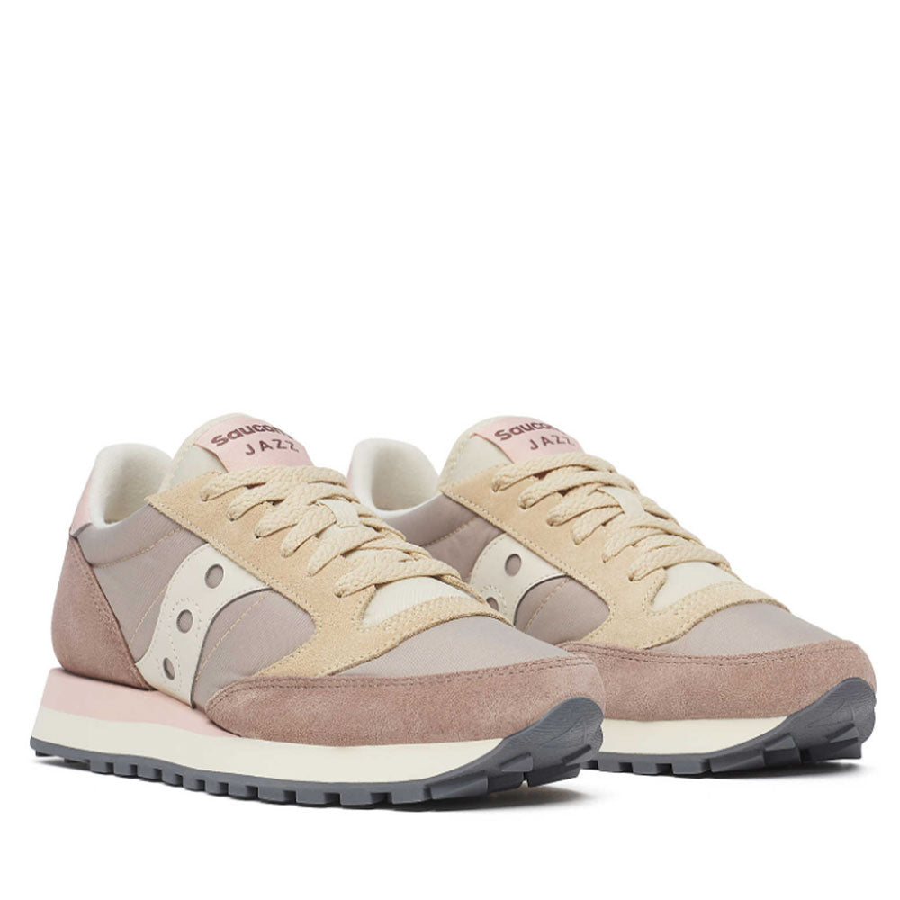 Scarpe Donna Saucony Sneakers Jazz Original Tan - Pink