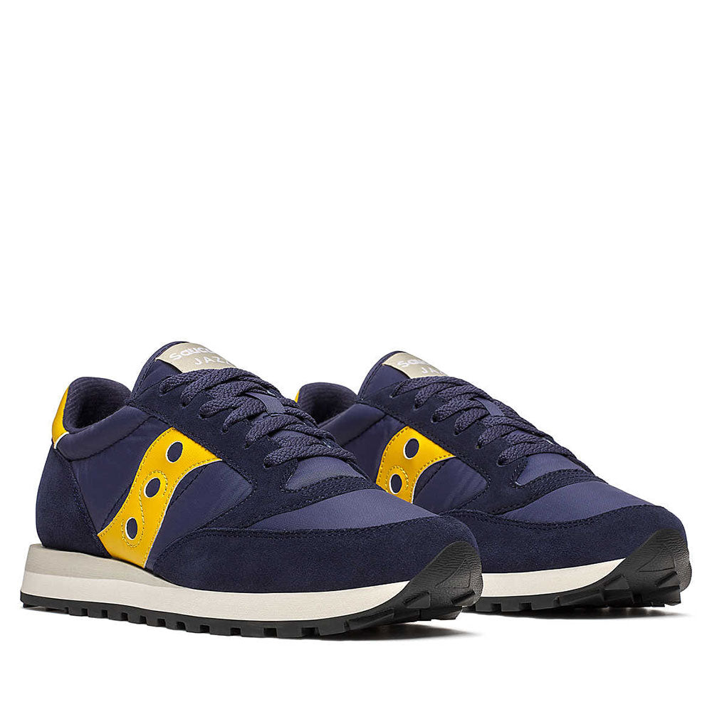 Scarpe Uomo Saucony Sneakers Jazz Navy Mustard Cuoieriashop