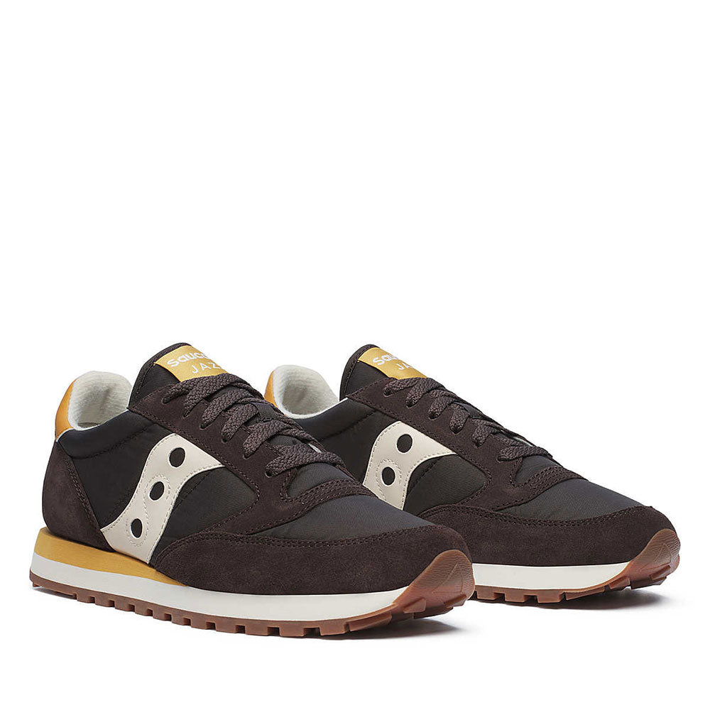 Scarpe Uomo Saucony Sneakers Jazz Brown - Cream