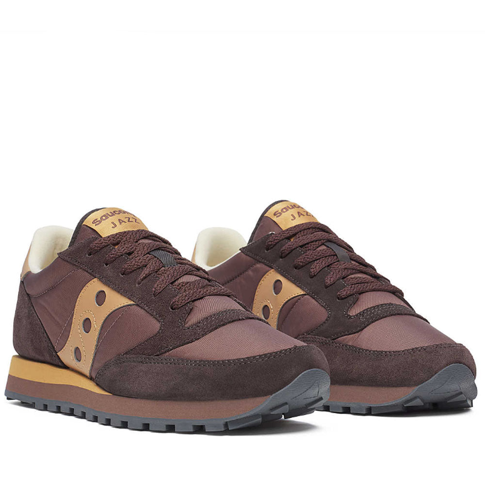 Scarpe Uomo Saucony Sneakers Jazz Original Brown - Rust