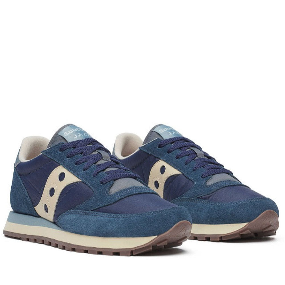 Scarpe Uomo Saucony Sneakers Jazz Original Navy - Ivory