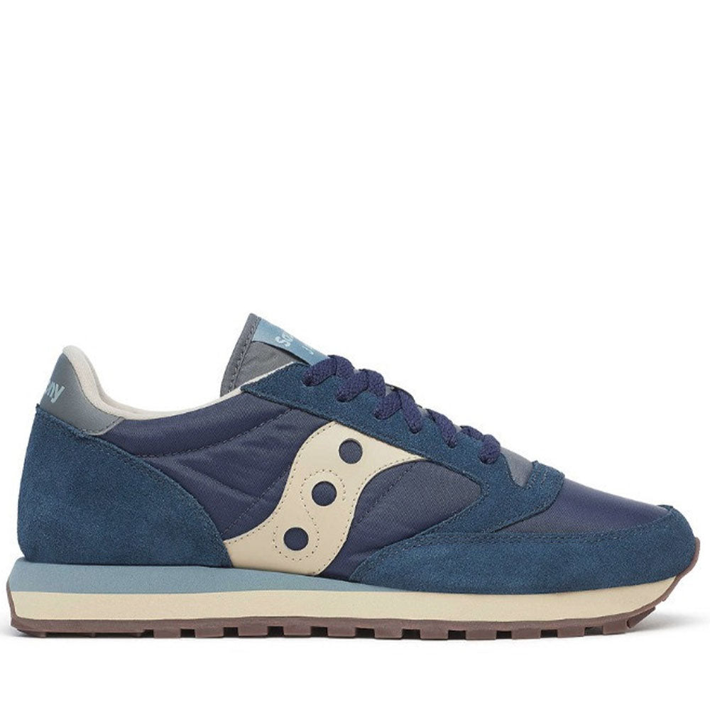 Scarpe Uomo Saucony Sneakers Jazz Original Navy - Ivory