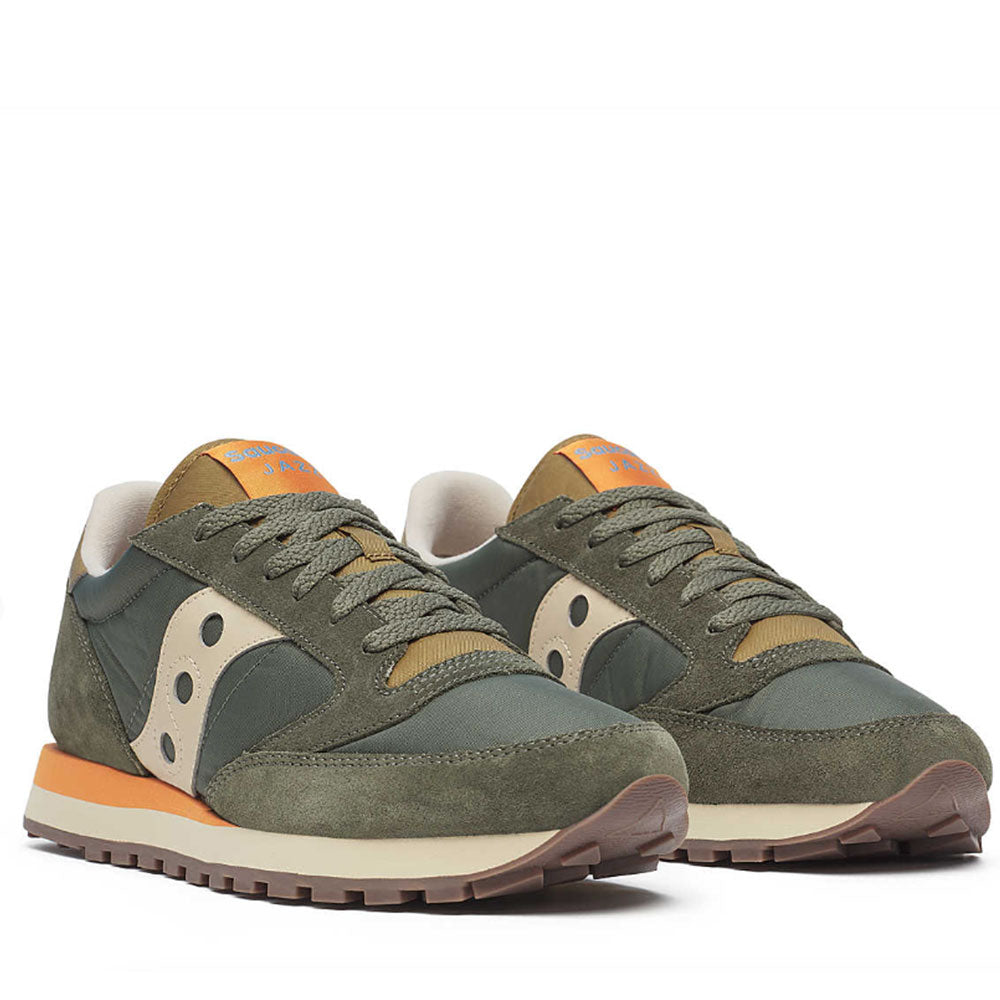 Scarpe Uomo Saucony Sneakers Jazz Original Forest - Ivory