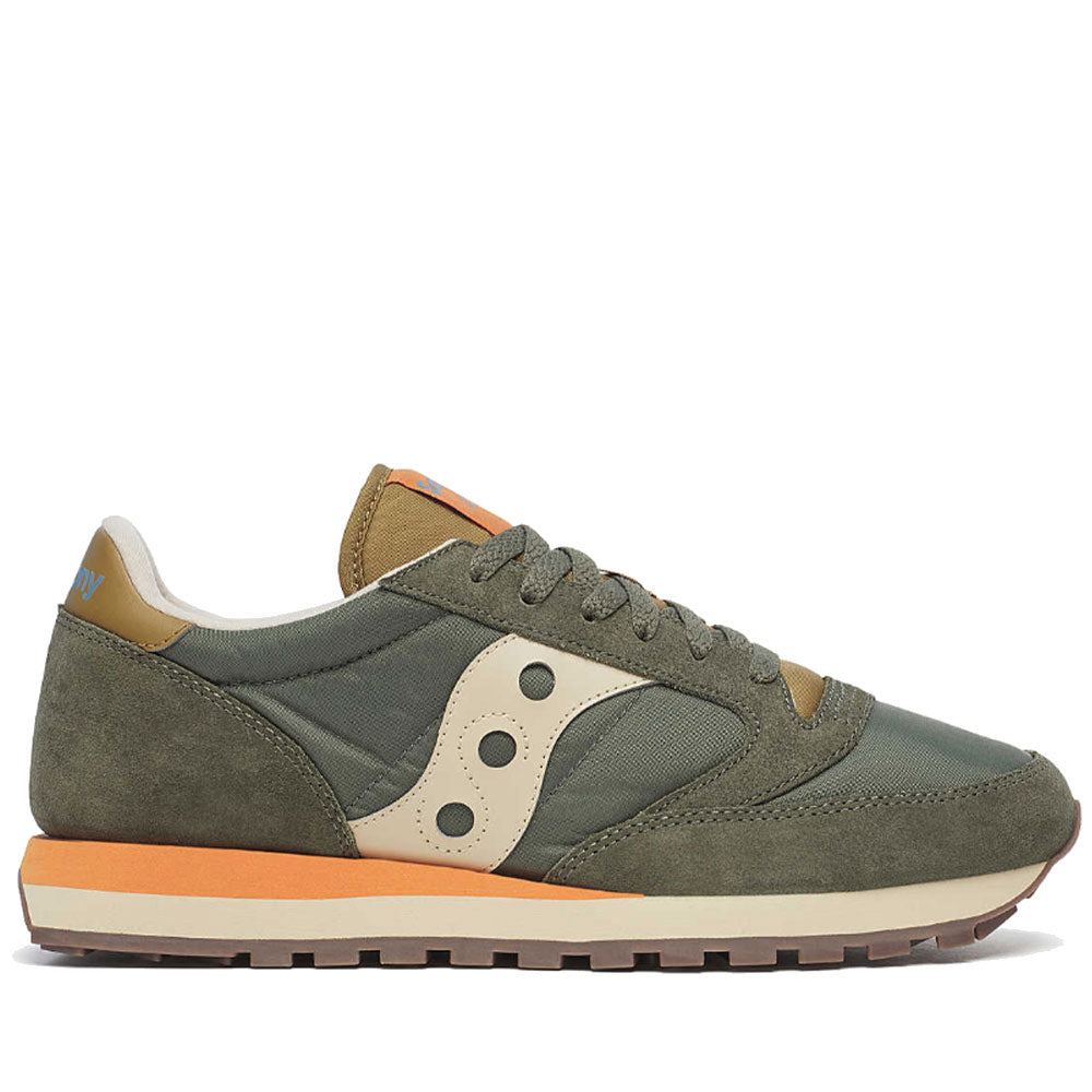 Scarpe Uomo Saucony Sneakers Jazz Original Forest - Ivory