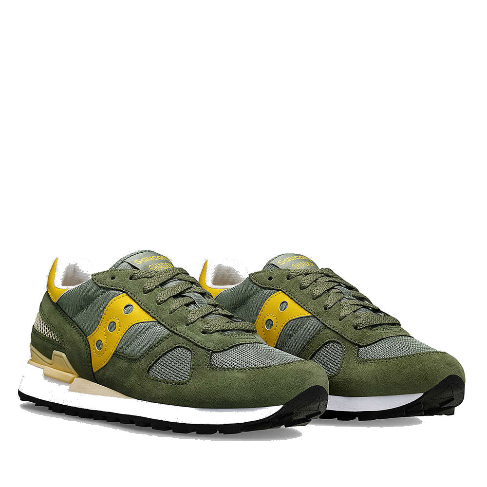 Scarpe Unisex Saucony Sneakers Shadow Original Green - Yellow