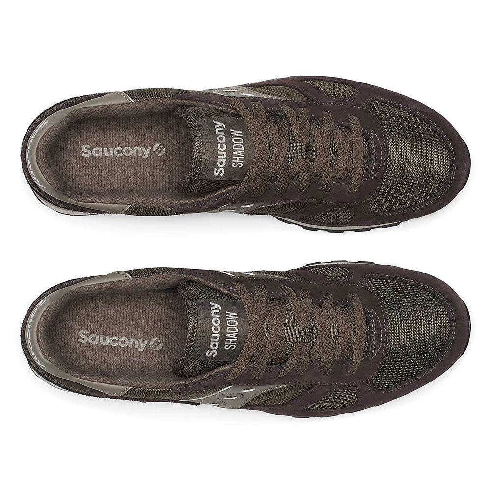 Scarpe Uomo Saucony Sneakers Shadow Original Brown