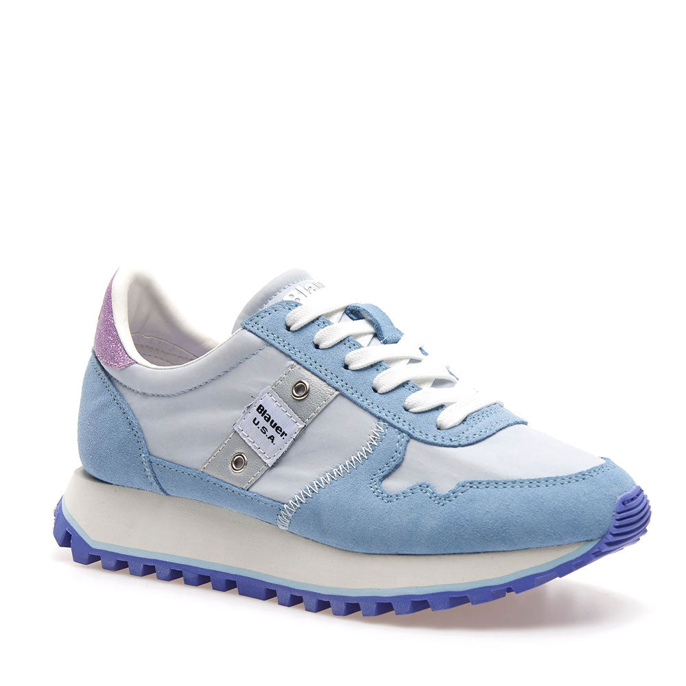 Scarpe Donna BLAUER Sneakers Millen 01 Colore Light Blue