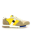 Scarpe Uomo BLAUER Sneakers Queens 01 Colore Yellow - Beige