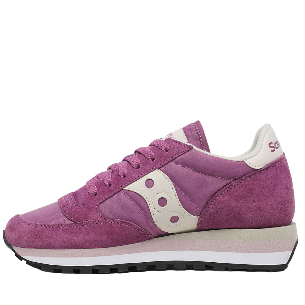 Saucony Damenschuhe Jazz Sneakers Triple Purple - Creme