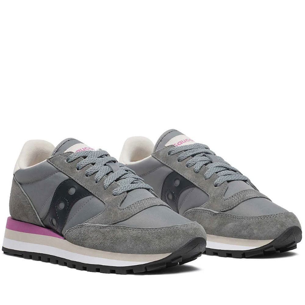 Scarpe Donna Saucony Sneakers Jazz Triple Grey - Black