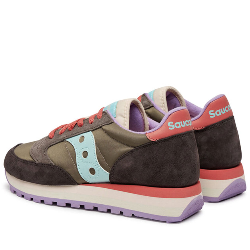 Scarpe Donna Saucony Sneakers Jazz Triple Brown - Aqua