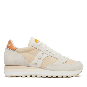 Saucony Jazz Triple Donna, Scarpe Sportive In Pelle Rossa, Suola In Gomma, Codice S60530-59