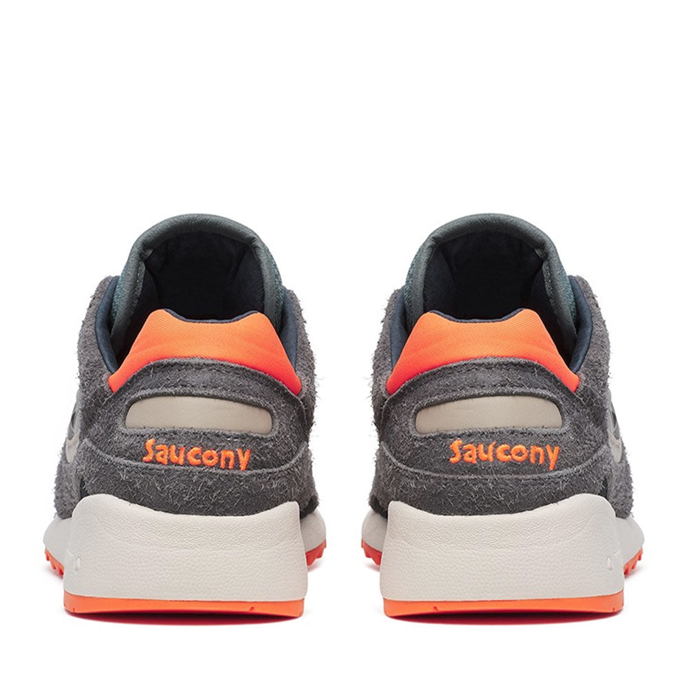 Scarpe Donna Saucony Sneakers Shadow 6000 in Pelle e Tessuto Colore Grey - Agave