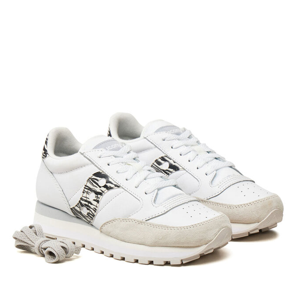 Scarpe Donna Saucony Sneakers Jazz Triple White - Zebra