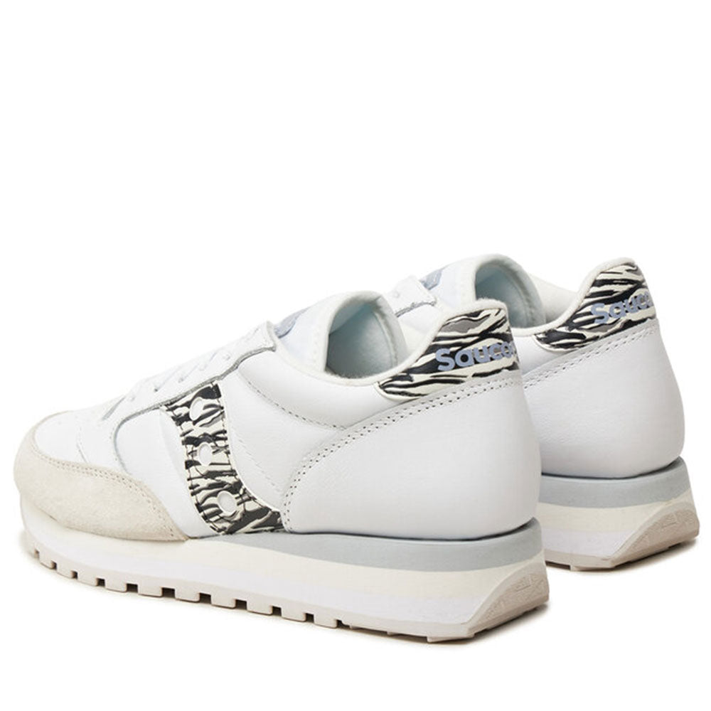 Saucony Damenschuhe Jazz Sneakers Triple White - Zebra