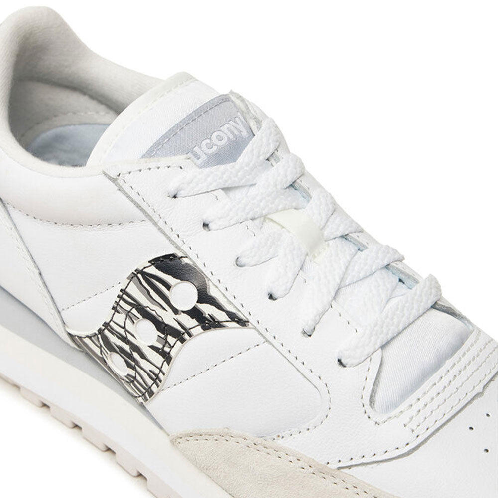 Saucony Damenschuhe Jazz Sneakers Triple White - Zebra