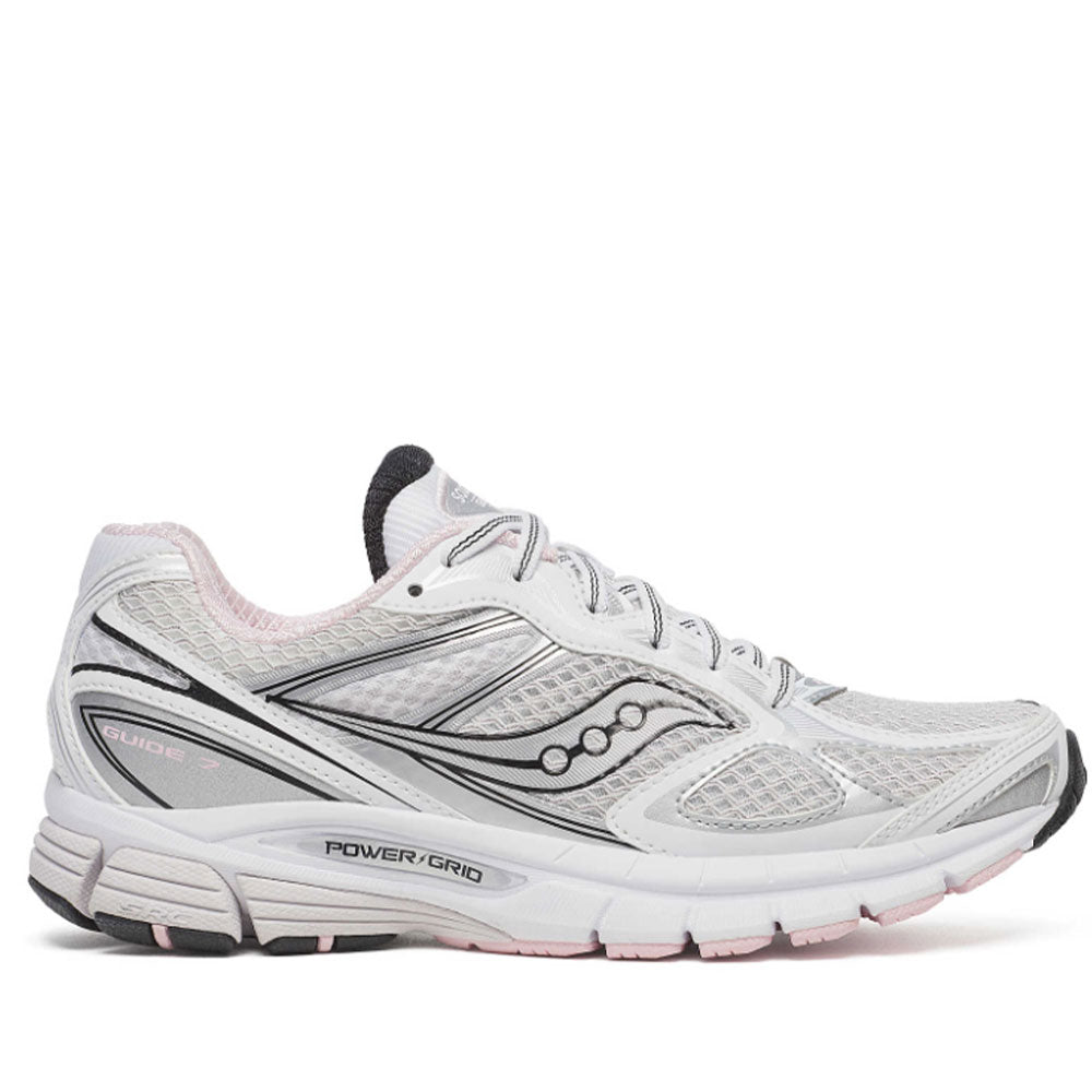 Scarpe Donna Saucony Sneakers Progrid Guide 7 Colore White - Pink
