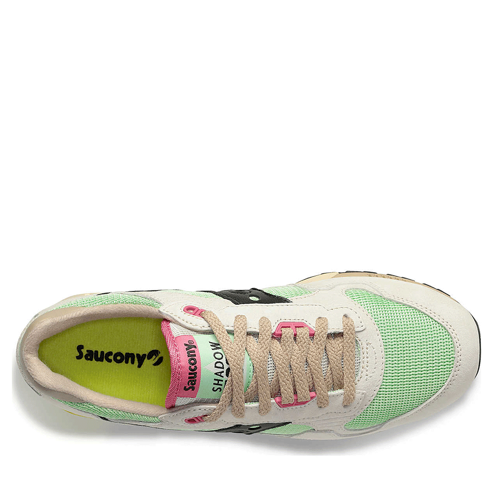 Scarpe Donna Saucony Sneakers Shadow 5000 Beige - Green