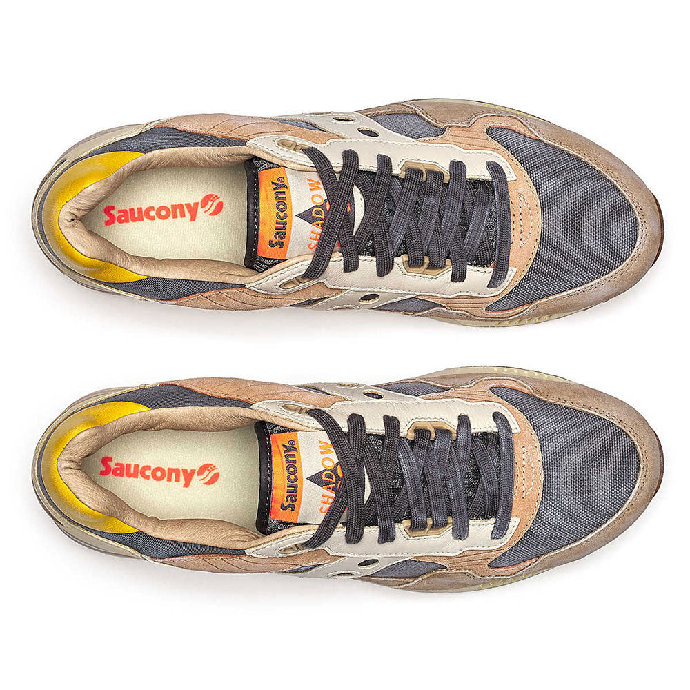 Scarpe Uomo Saucony Sneakers Shadow 5000 Dark Grey - Sand