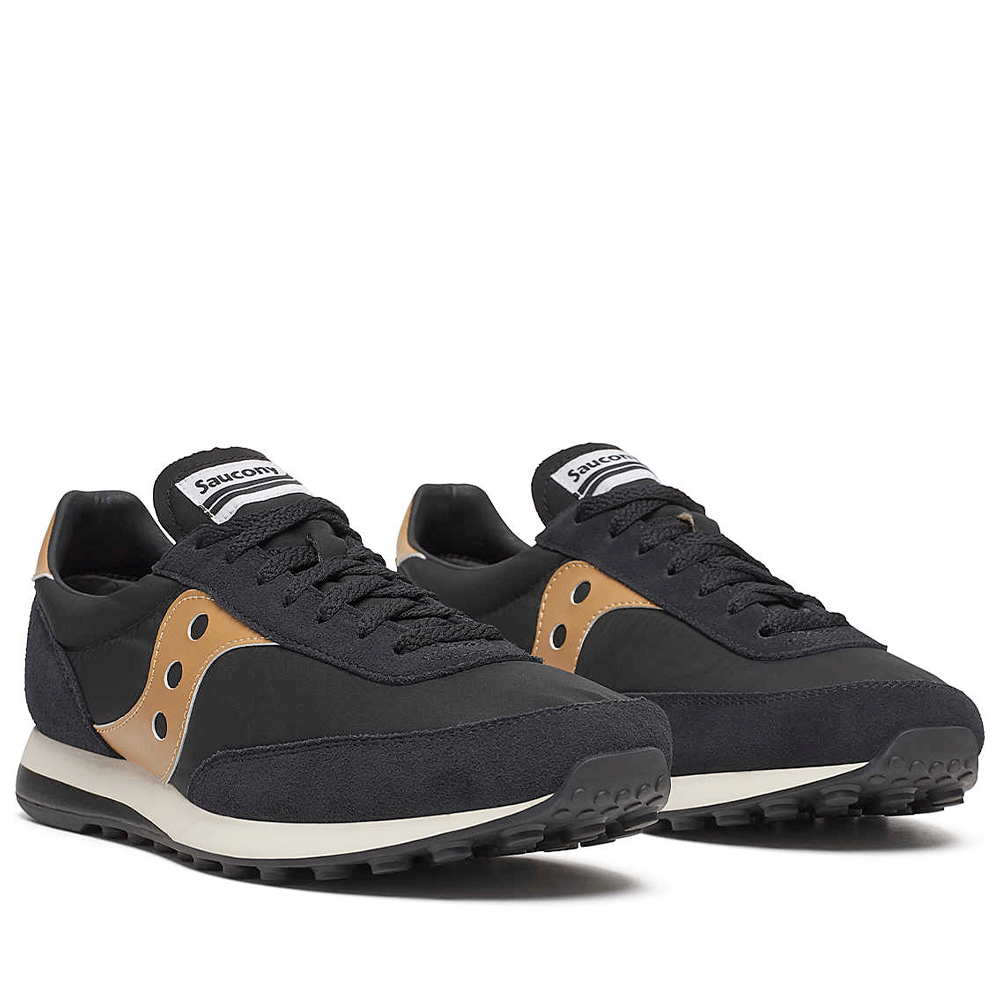 Scarpe Donna Saucony Sneakers Trainer 80 Black - Gold