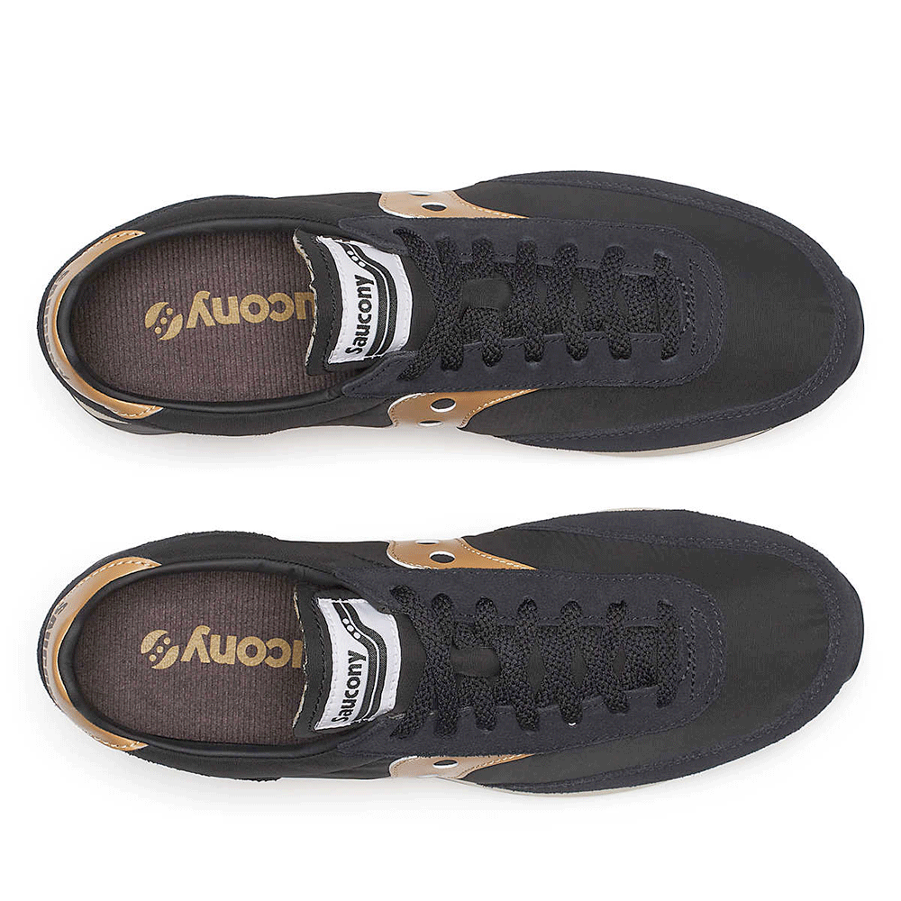 Scarpe Donna Saucony Sneakers Trainer 80 Black - Gold