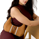 Borsa Donna a Spalla GUESS in Pelle Linea Erenia colore Cognac Multi Misura Piccola