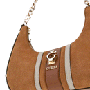 Borsa Donna a Spalla GUESS in Pelle Linea Erenia colore Cognac Multi Misura Piccola