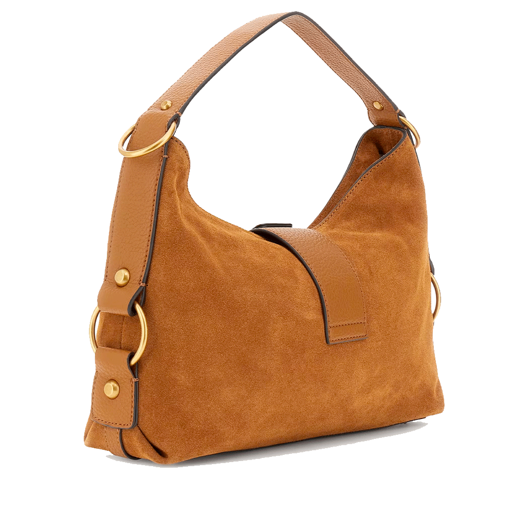 Borsa Donna a Spalla GUESS in Pelle Cognac Linea Camden