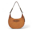 Borsa Donna Hobo a Spalla GUESS in Pelle Linea Malva Colore Cognac