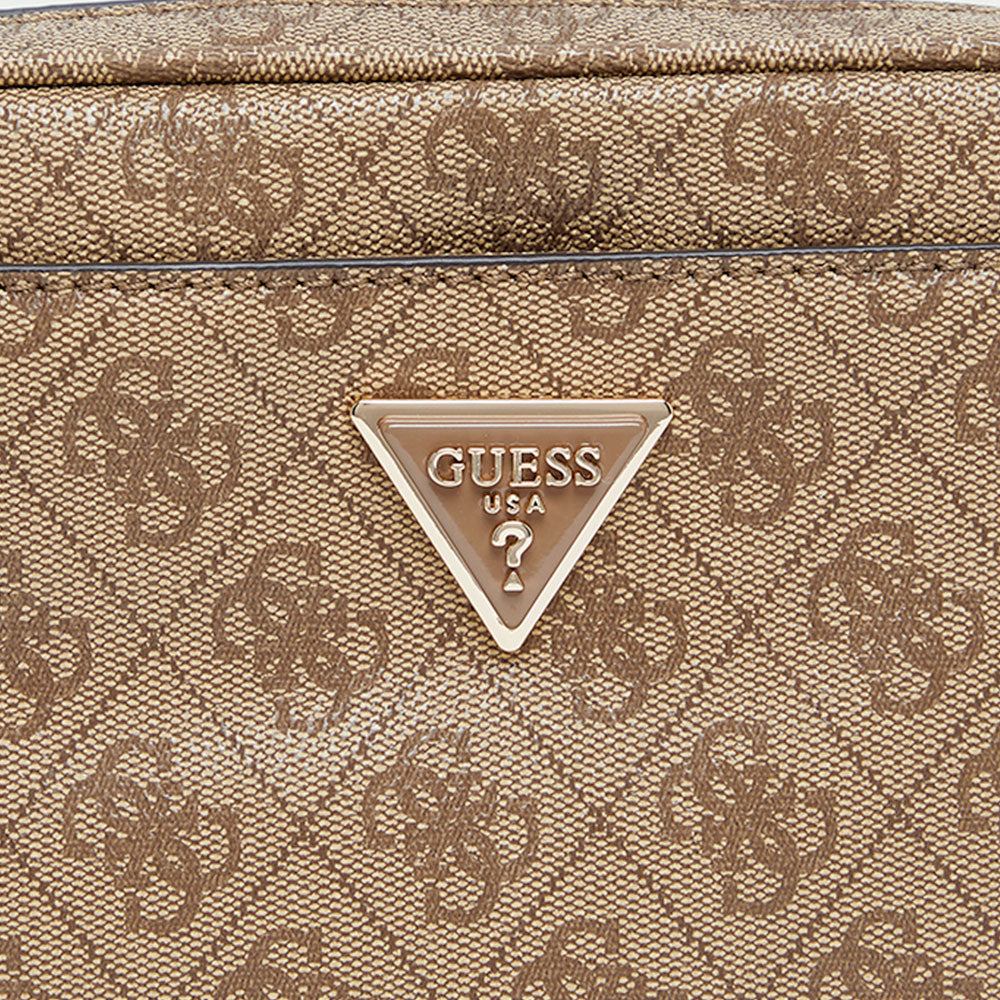 Borsa Donna a Tracolla GUESS Linea Meridian colore Latte Logo