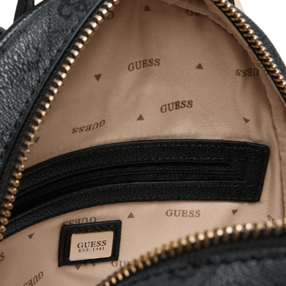 Zaino Donna GUESS Linea Manhattan Colore Coal Logo Misura Piccola