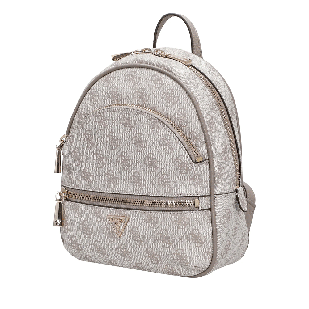 Zaino Donna GUESS Linea Manhattan Colore Dark Taupe Logo Misura Piccola