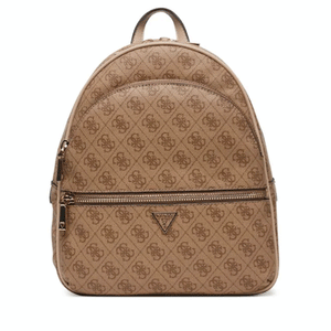 Women's Latte Backpack GUESS Manhattan with Logo, Large Size