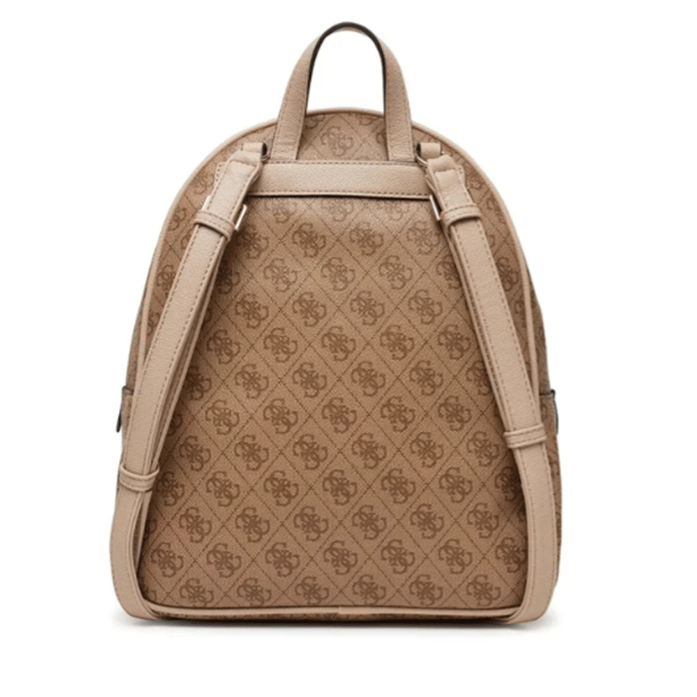 Zaino Donna GUESS Linea Manhattan Colore Latte Logo Misura Grande