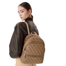 Zaino Donna GUESS Linea Manhattan Colore Latte Logo Misura Grande
