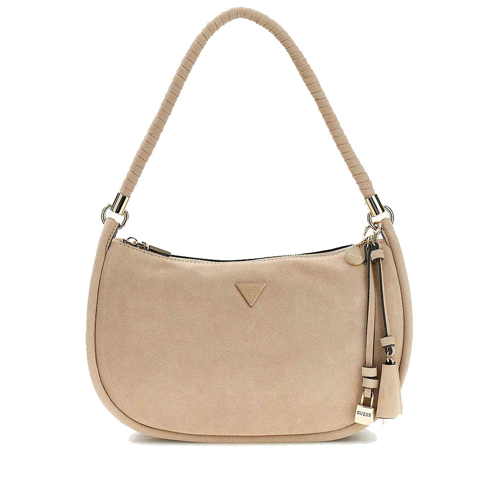 Borsa Donna Hobo a Spalla GUESS Linea Danya Colore Taupe